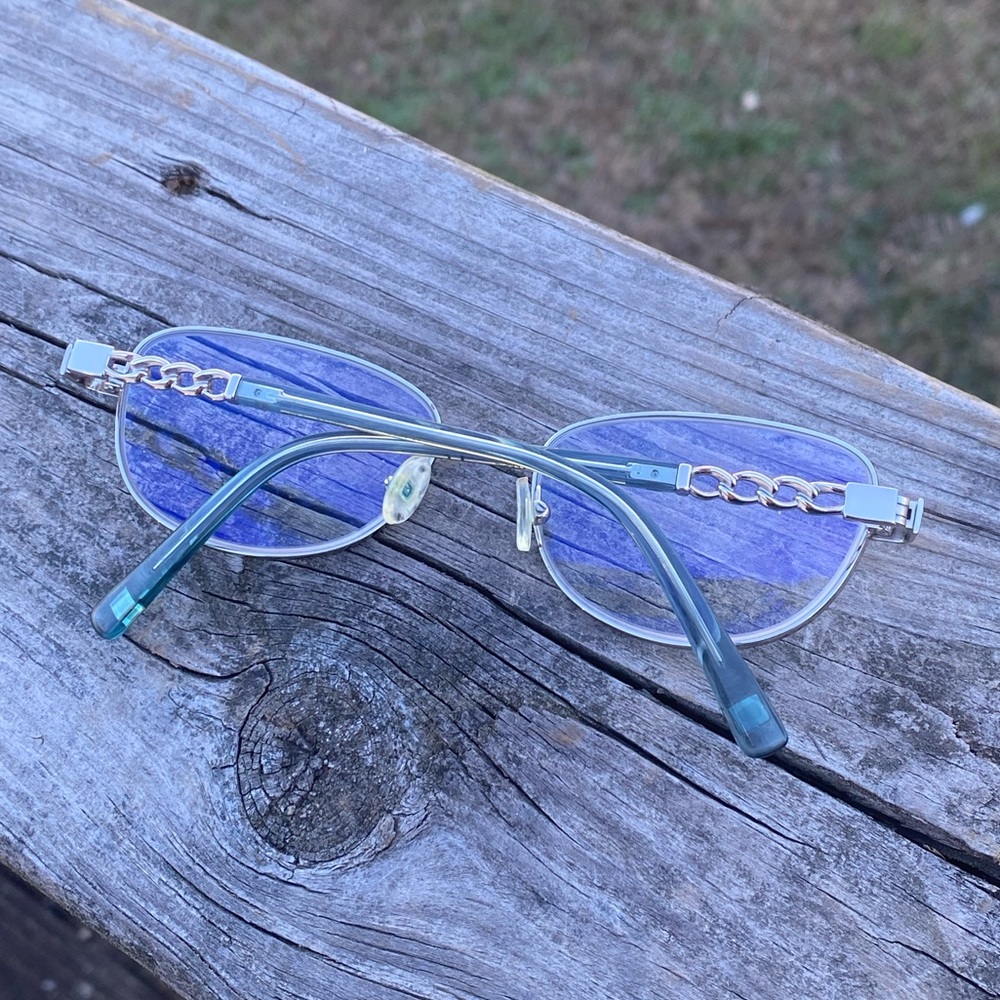 Marchon Eyeglasses Frames Light Translucent Blue … - image 4